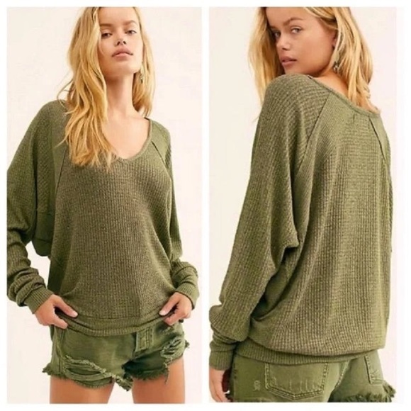 Free People Santa Clara thermal top size small - Picture 1 of 4